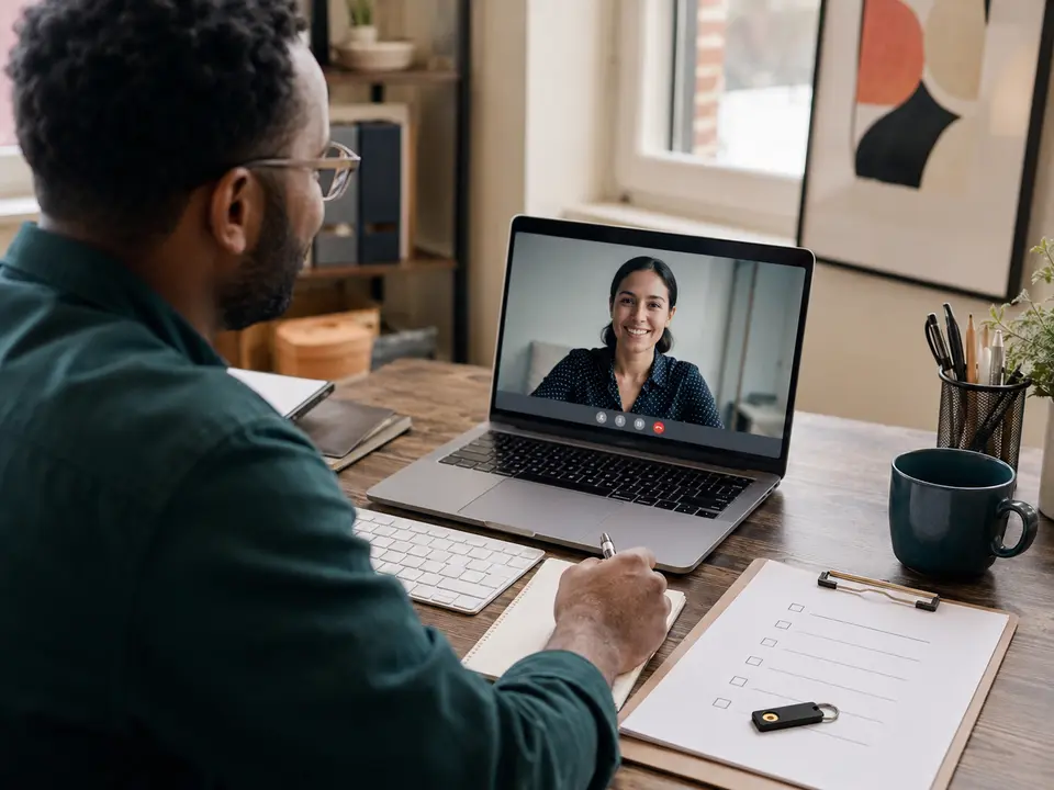 A team using a familiar remote-worker onboarding process
